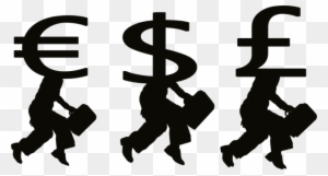 Money Bag Currency Symbol Silhouette - Money People