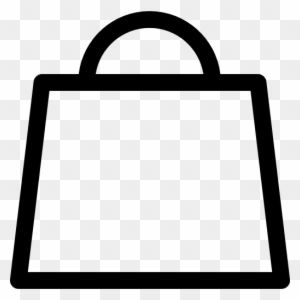 Shopping Bag Outline Clipart Shopping Bags & Trolleys - Outline Of A Shopping Bag