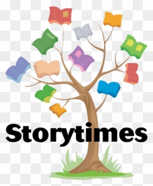 Storytimes Are Filled With Stories, Songs, Rhymes, - Clip Art Reading Books