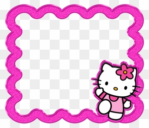 Hello Delicados Marcos De Todos En Png - Hello Kitty Blank Invitation