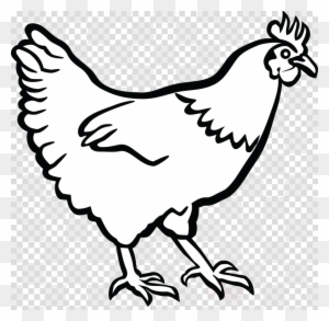 smore clipart black and white hen