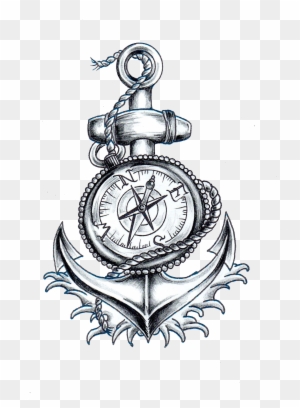 Nautical Anchor And Compass