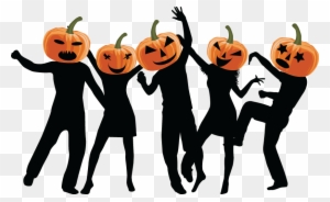 Family Fall Pumpkin Craft - Halloween Music Clip Art