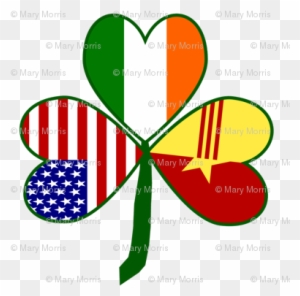 Vietnam Unity Shamrock - Italian Irish American