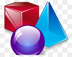 3d Shape Clipart - Geometry Shapes Icon