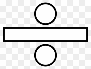Division Signs Math Symbols Clipart - Divide Sign Maths - Free ...