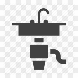 Food Waste Disposer Icon Clipart Garbage Disposals - Kitchen Sink Icon