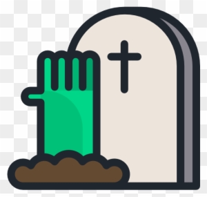 Cemetery Vector Zombie Background Png Free - Death Zombie Halloween