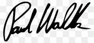 Open - Paul Walker Signature Vector