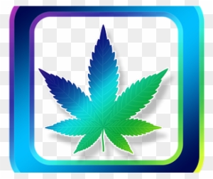 Weed Clipart Medicine - Cannabis Leaf Silhouette Png