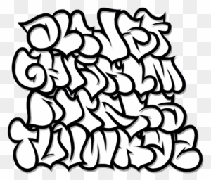 clip art graffiti letter