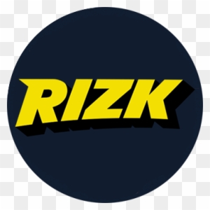 Rizk-kasinon logo, jossa näkyy maskotti ja pelivalikoima