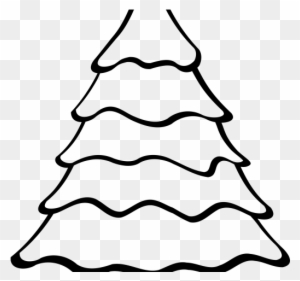 Oregon Clipart Logo - Plain Christmas Tree Coloring Page