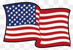 Oregon Clipart Veterans Day - American Waving Flag Vinyl Decal