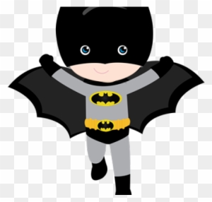 Batman Clipart Cute Baby - Topo De Bolo Batman - Free Transparent PNG  Clipart Images Download