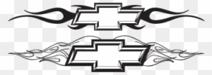 Chevy Chisiled With Flames Logo Vector - Logo De Chevrolet Vector