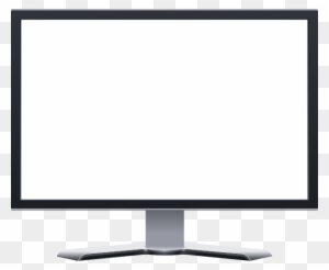 Computer Monitor Blank Clip Art - Blank Computer Screen Png