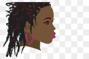 Clipart Royalty Free Library Afro Transparent Svg - Head Silhouette Silhouette Woman Png Face Braids