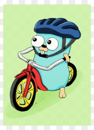 Golang Gopher Bicycle - Free Transparent PNG Clipart Images Download