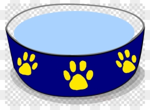 Dog Water Bowl Clipart Dog Food Clip Art - Dog Bowl Clipart Png