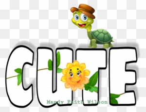 Cute Cuteflower Flower Turtle Compliment Compliments - Ivy Leaf