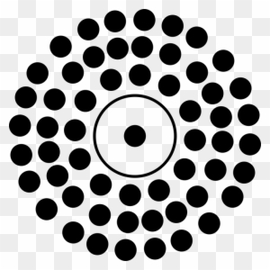 Dots Clipart Shaps - Circle With Dots Inside
