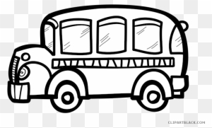 Bus Outline Transportation Free Black White Clipart School Bus Clipart Transparent Background Free Transparent Png Clipart Images Download
