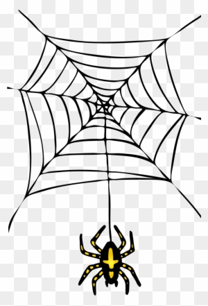 Halloween Spider Transparent Png - Spider Web Halloween Transparent