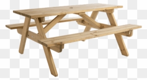 Picnic Table Clipart Kid Picnic - Picnic Bench Transparent