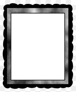 November Border Clip Art Black And White - Picture Frame - Free ...