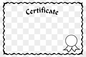 Line Border Clipart - Certificate Borders And Frames