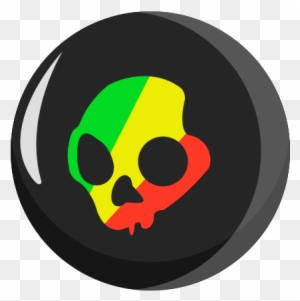 Rasta Skull - Skull Candy Logo Rasta