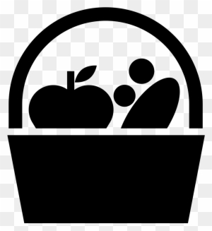 Food Gift Baskets Computer Icons Fruit - Food Basket Icon Png
