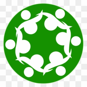 A Stylized Circle Of People - Open Source Community Icon
