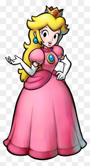 Princess Peach Clipart - Princess Peach Classic Dress - Free Transparent PNG  Clipart Images Download