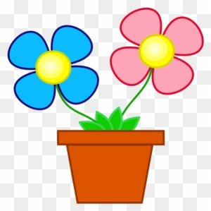 This Clipart Was Made From Over 30000 Free Images At - Flower With Vase Clipart