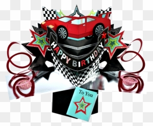Second Nature Pop Up Card - Car