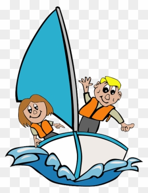 Sailing Boat Clipart Colouring Picture - Sailor Went To Sea - Free