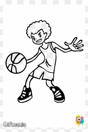 Basketballer - Basketball Coloring Pages For Kids