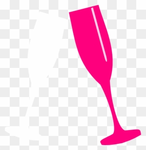 Champagne Glass Clip Art At Clkercom Vector Online - Pink Champagne Glass Clip Art
