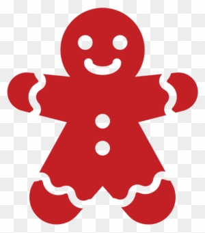 Each Child Can Choose His Or Her Own Cookie And Enjoy - Gingerbread Man Silhouette