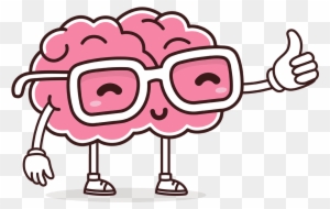 Deal With Digital Media Complications And To Establish - Thumbs Up Cartoon Brain