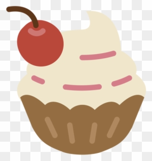 Ice Cream Bowl Icon - Cupcake Flat Png