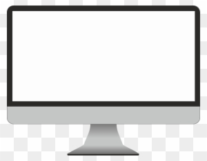 Blank Computer Screen Clipart Laptop Computer Monitors - Grey Monitor Png