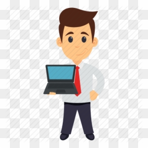 Clipart Library Library Businessman Clipart Man Going - Office Character Png
