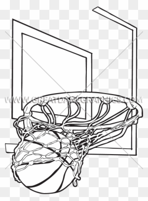 Basketball Net Drawing At Getdrawings - Basketball Hoop Drawing