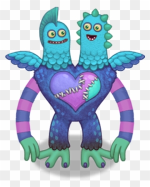 My Singing Monsters Season Of Love Big Blue Bubble - My Singing Monsters  Rare Schmoochle - Free Transparent PNG Clipart Images Download