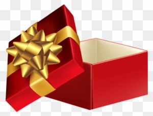 Red Open Gift Box Png Clip Art Image Gallery - Open Gift Box Png