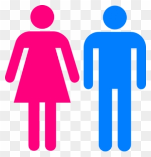 Clipart Bathroom Logo - Man Woman Icon Png