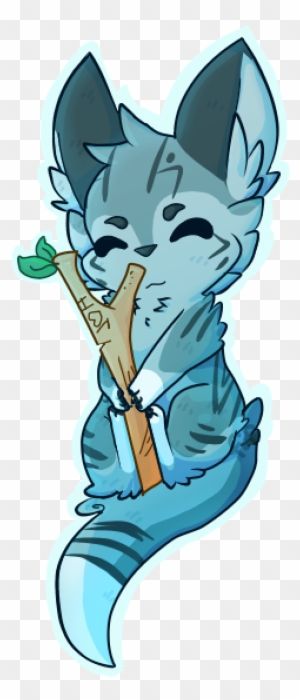 Sticker Chibi Jayfeather The - Chibi Warrior Cats Jayfeather - Free  Transparent PNG Clipart Images Download
